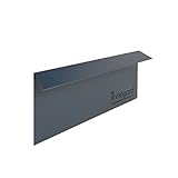 innogard 6030-001 – Schneckenzaun Typ 2 – Metall feuerverzinkt – Seitenteil 25 x 0,06 cm 1 Stück – Anthrazit Länge 0,5 m