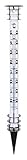 TFA Dostmann Jumbo analoges Gartenthermometer, 12.2002, mit Erdspieß, schwarz, L 136 x B 136 x H 1150 mm