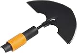 Fiskars Rasenkantenstecher, Werkzeugkopf, Breite: 35 cm, Borstahl, Schwarz/Orange, QuikFit, 1000690