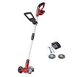 Einhell Akku-Fugenreiniger GC-CC 18 Li Kit Power X-Change (18 V, wechselbare Fugenbürsten aus Nylon & Stahldraht, Teleskop-Führungsholm, inkl. 1x 2,0 Ah Akku + Ladegerät)