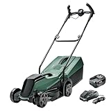 Bosch Home and Garden Akku-Rasenmäher CityMower 18 (18 Volt, 1 Akku 4,0 Ah, Schnittbreite: 32 cm, Rasenflächen bis 300 m², im Karton)