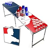 Beer Pong Original Cup® - Bierpong Tisch + 120 Becher + 6 Bälle