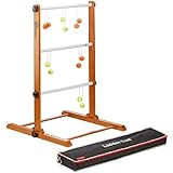 Profi Twistladder Leitergolf Fluor Gelb Orange Echte-Golfbälle - Laddergolf Prof-Set - Model 2024 - Komplett Golf Balle - Outdoorspiel - in Luxus Tasche