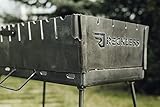 Mangal-Koffer KL-12/3 für 12 Spieße, 3 mm tragbar zum Schaschlik und Grillen Grill BBQ Set