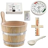 SudoreWell® Sauna Starter Set 1 / Saunazubehör Set 8-teilig