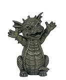 Gartendrache ' Hallo ' Drache Figur Garten Gartenfigur TOP