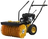 TEXAS Handy Sweep 650TGE 212ccm E-Start Kehrmaschine Benzin Schneefräse Schneeräumer Motorbesen mit Antrieb Radantrieb | 60cm | 5,7PS | 4Takt | 3xVor.1xRück.