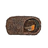 Simon King Rotkehlchen-Nest, gebürstetes Holz, braun