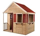 Wendi Toys Holz Spielhaus Krokodil | Natur | 155x120x168 cm