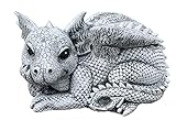 Stone and Style Steinfigur Drache Rudolfo frostfest wetterfest Gartenfigur