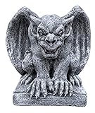 stoneandstyle Steinfigur hockender Gargoyle Torwächter frostfest wetterfest Steinguss