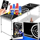 Beer Pong Tisch-Set mit Bällen und Kartenspiel von KESSER