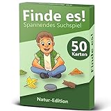 GLÜCKSWOLKE - Finde es I Draußen die Natur neu entdecken I Outdoor Schatzsuche für Kinder I Entdecker Spielzeug & Kinderspiel I Spiele ab 4, 5, 6, 7, 8 Jahre I Geschenk für Mädchen und Junge