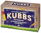 moses. Kubb – Wikingerspiel, Geschicklichkeitsspiel aus Holz für draußen, Schwedenschach für den Garten, im kompakten Format besonders geeignet für unterwegs und auf Reisen