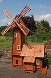 Deko-Shop-Hannusch Windmühle mit integrierter Wassermühle++kugelgelagert