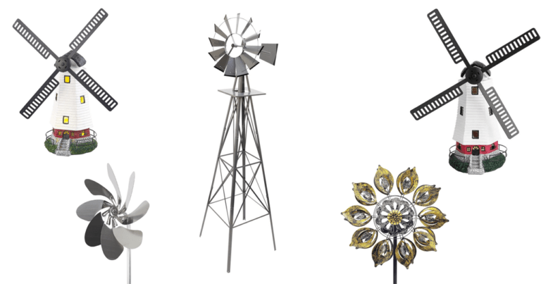 Deko-Windmühlen für den Garten